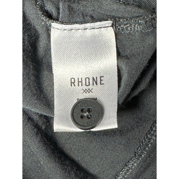 Rhone Trek Henley Long Sleeve Shirt Mens XL Gray Activewear Merino Wool Blend - Picture 12 of 12